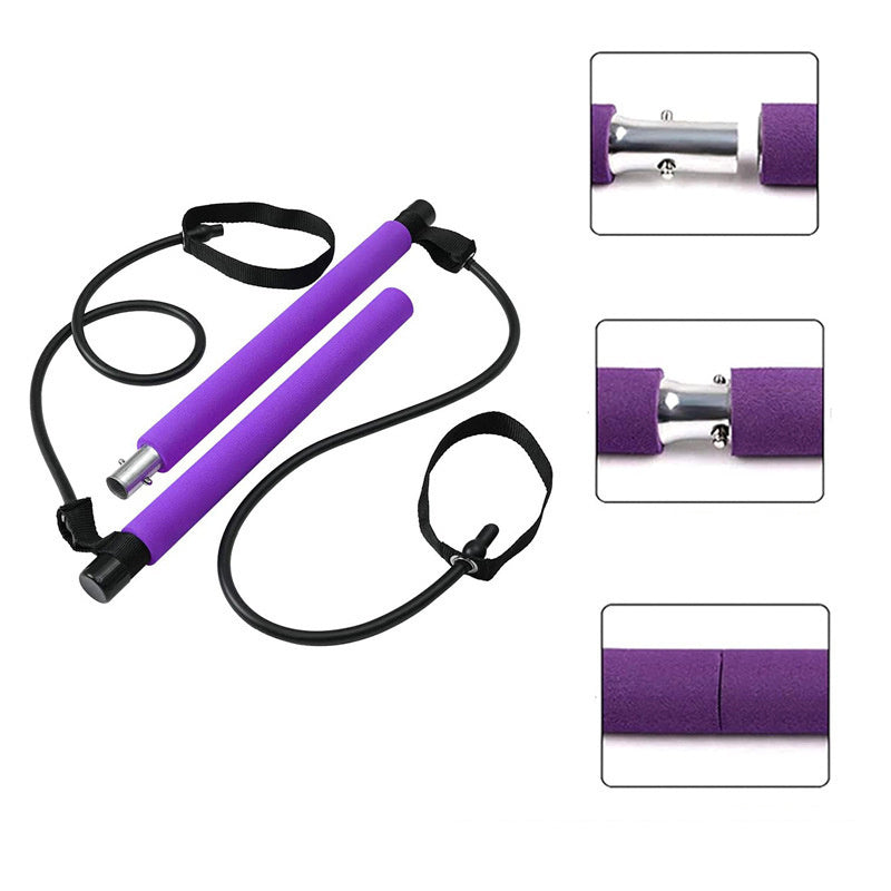 Laden Sie das Bild in Galerie -Viewer, Fitness Yoga Pilates Bar Portable Gym Accessories Sport Elastic