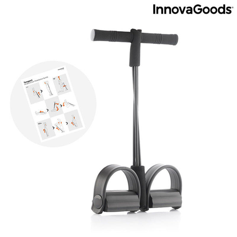 Laden Sie das Bild in Galerie -Viewer, Multifunction Resistance Elastic Bands with Exercise Guide Tensport