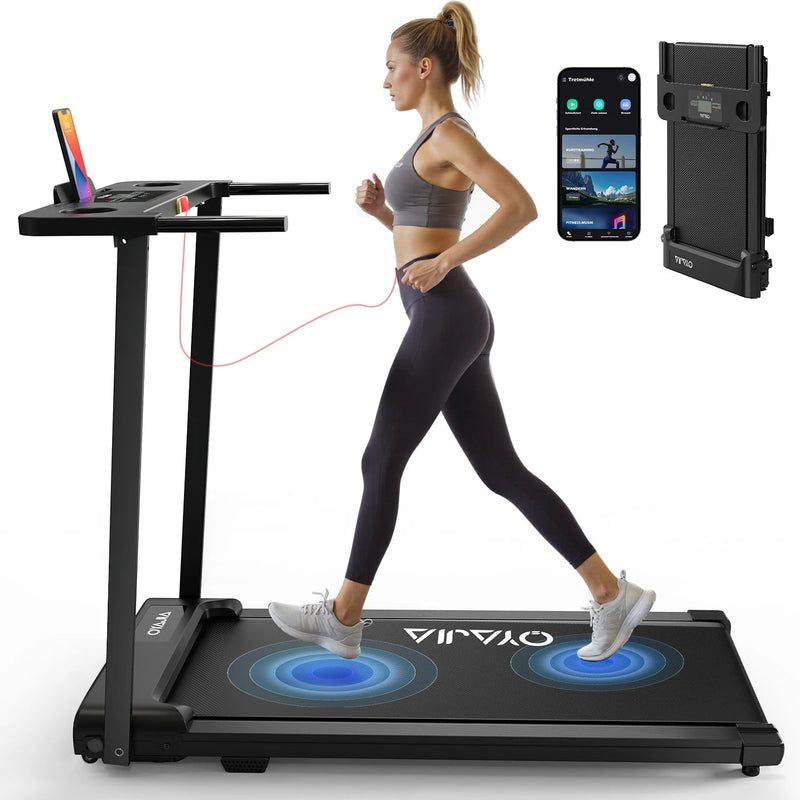 Laden Sie das Bild in Galerie -Viewer, Treadmill Walking Pad for Home 3in1 Folding Under Desk Treadmill 2.5HP