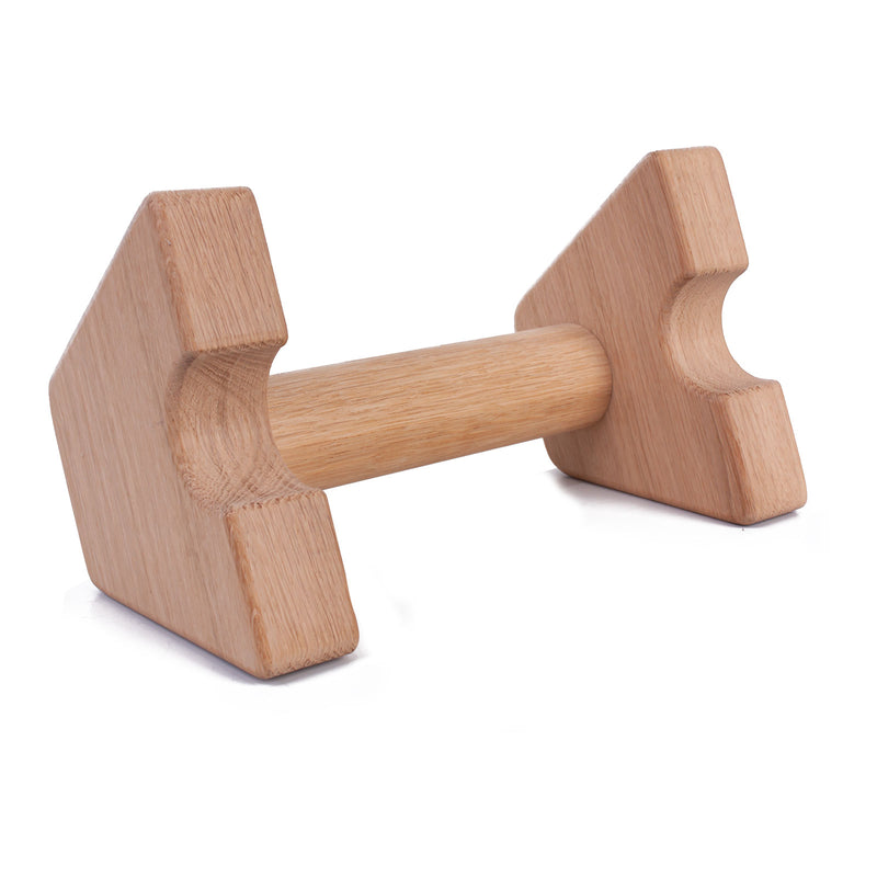 Laden Sie das Bild in Galerie -Viewer, Oak parallettes for push-ups and street workout - set of 2