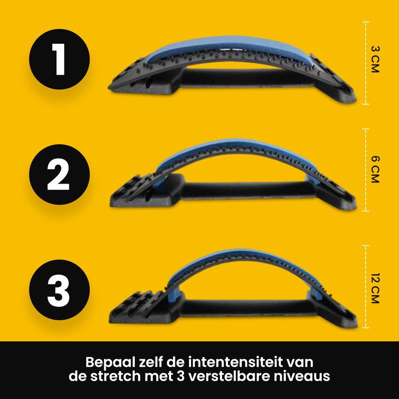 Laden Sie das Bild in Galerie -Viewer, Bolusso Backstretcher For Back Pain Adjustable Backstretcher