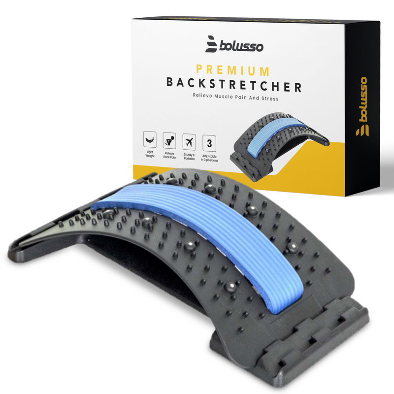 Laden Sie das Bild in Galerie -Viewer, Bolusso Backstretcher For Back Pain Adjustable Backstretcher