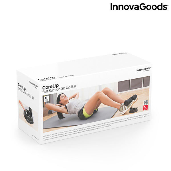 Laden Sie das Bild in Galerie -Viewer, Sit-up Bar for Abdominals with Suction Pad and Exercise Guide CoreUp
