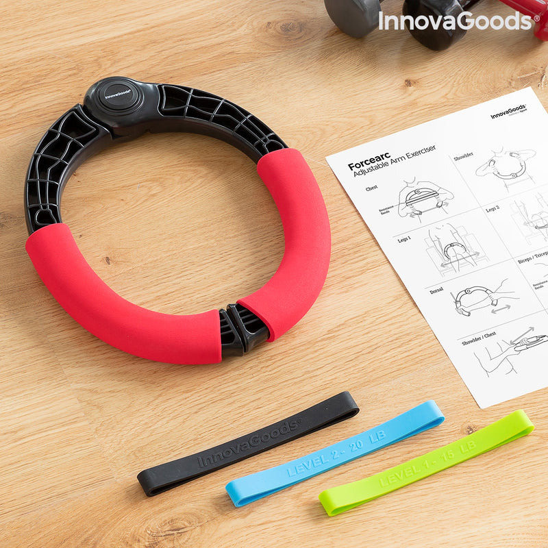 Laden Sie das Bild in Galerie -Viewer, Adjustable Arm Exerciser with Resistance and Exercise Guide Forcearc
