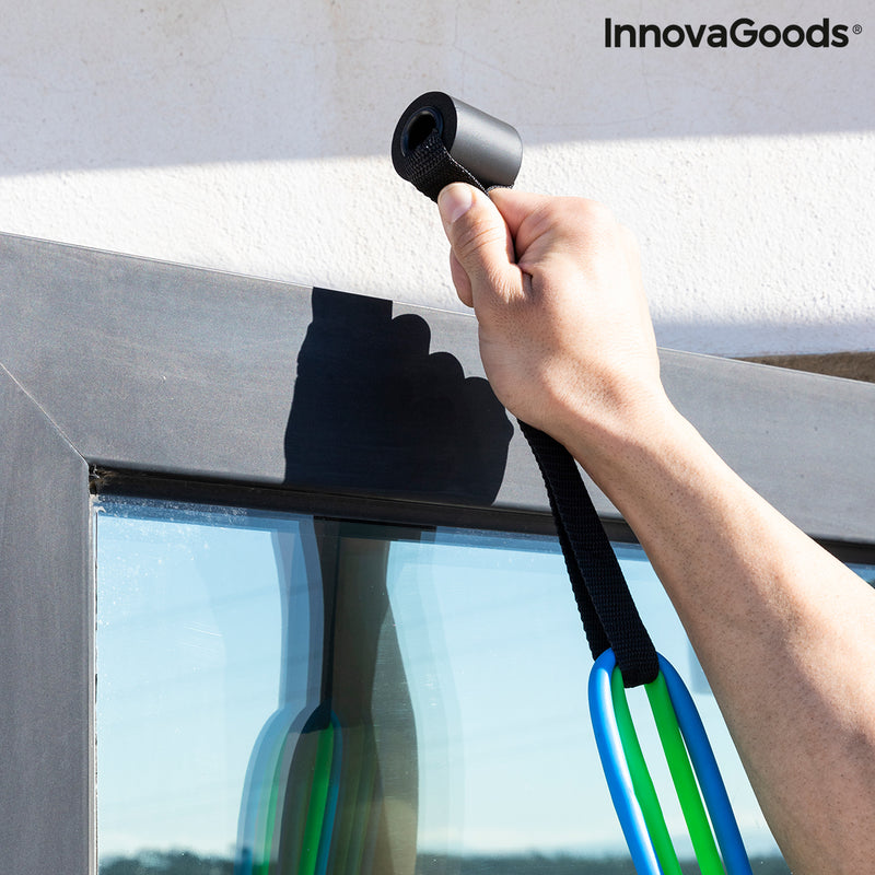 Laden Sie das Bild in Galerie -Viewer, Set of Resistance Bands with Accessories and Exercise Guide Tribainer
