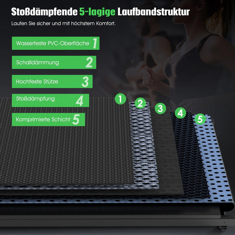 Laden Sie das Bild in Galerie -Viewer, Treadmill Walking Pad for Home 3in1 Folding Under Desk Treadmill 2.5HP
